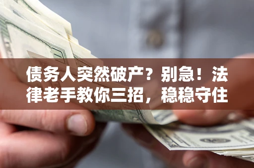 北京债务人突然破产？别急！法律老手教你三招，稳稳守住血汗钱
